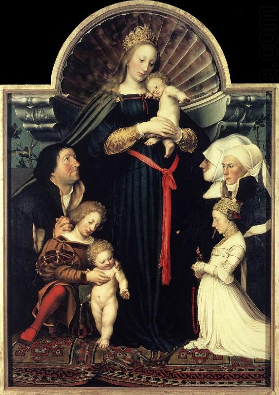 Darmstadt Madonna sg, HOLBEIN, Hans the Younger